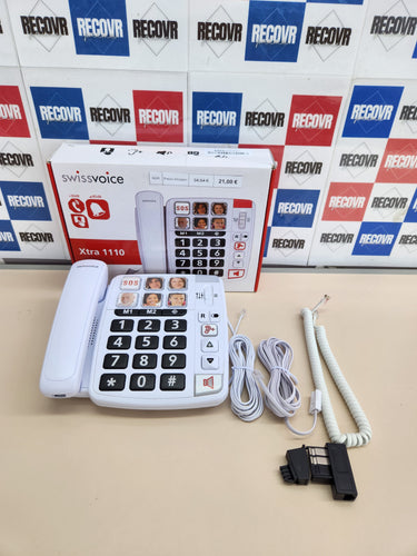 Teléfono Cable, Teclas Grandes, 6 Teclas de Memoria con Foto
